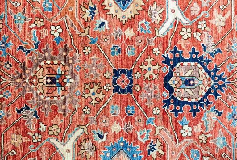 Handmade Khotan 6.3x9.3