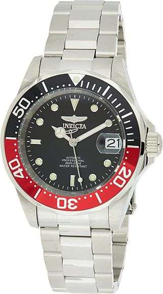 Invicta Black Dial "Coke" Bezel Automatic, New In Box.