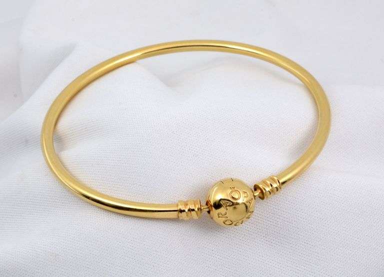 Popular 14k Pandora Bangle Bracelet