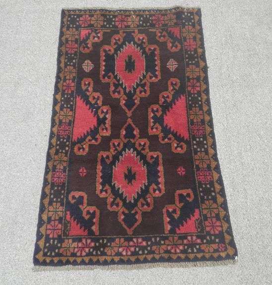 Handmade Persian Balouch 2.7x4.4