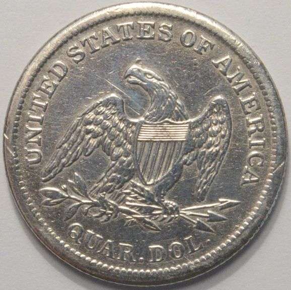 1838 Seated Liberty Quarter