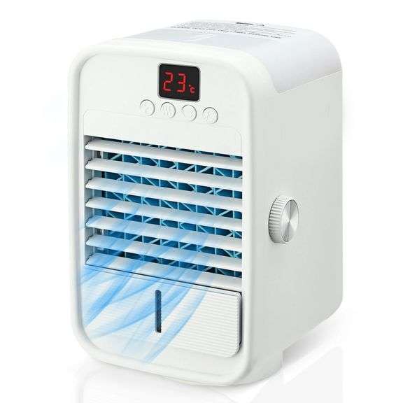 5-in-1 Mini Air Cooler 3 Wind Speed Adjustment