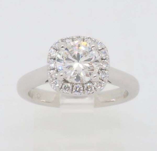 GIA Certified Scott Kay Diamond Engagement Ring