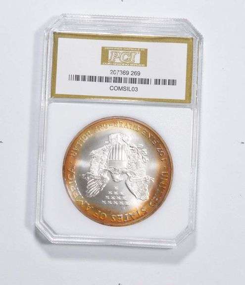 MS70 2003 American Silver Eagle - 1st Day Of Issue Insane Tone PCI