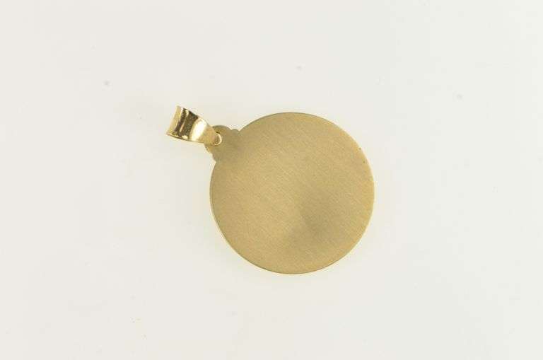 14K Yellow Gold Jesus Christ Crown of Thorns Christian Charm/Pendant