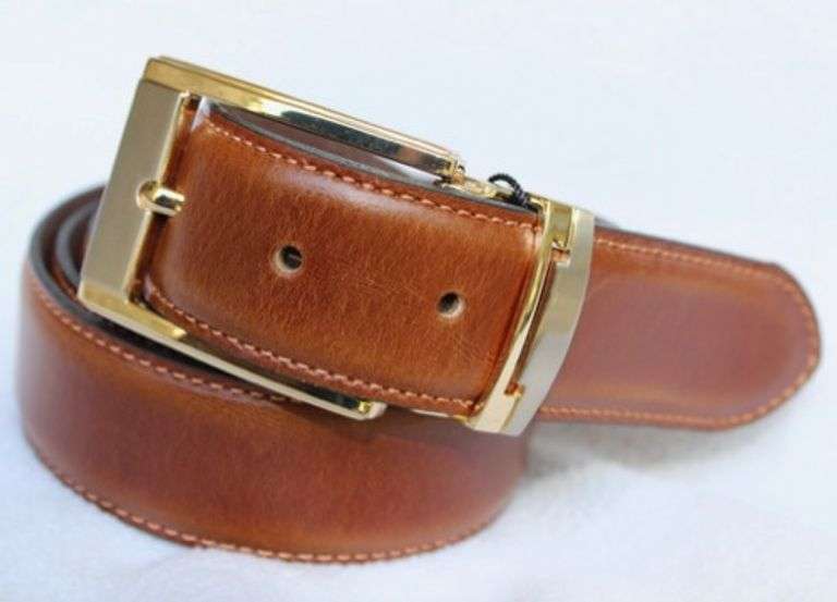 Classy Fine Quality Leather Belt, Made In Italy