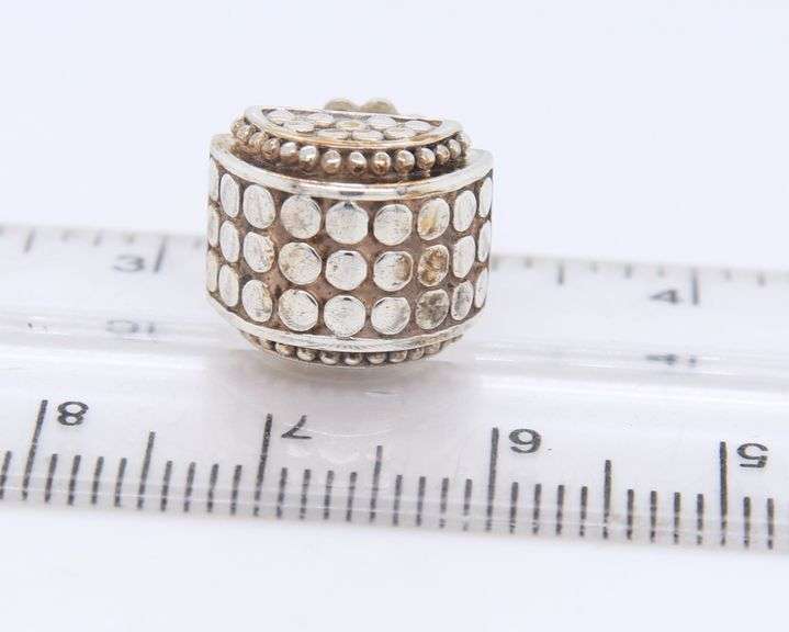 Trendy John Hardy Sterling Silver Earrings
