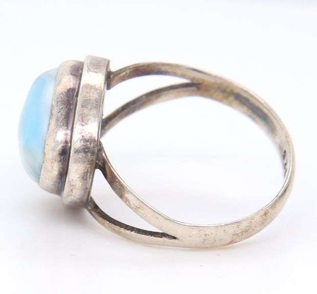 Sterling Silver Ocean Jasper Rings Lot