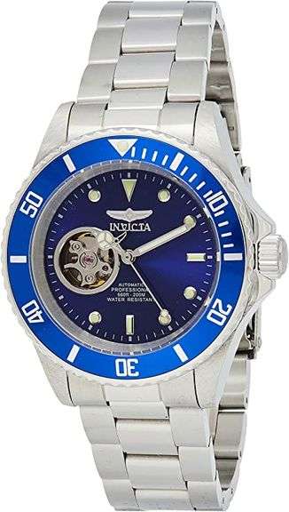 Invicta Blue Dial Automatic, New In Box.