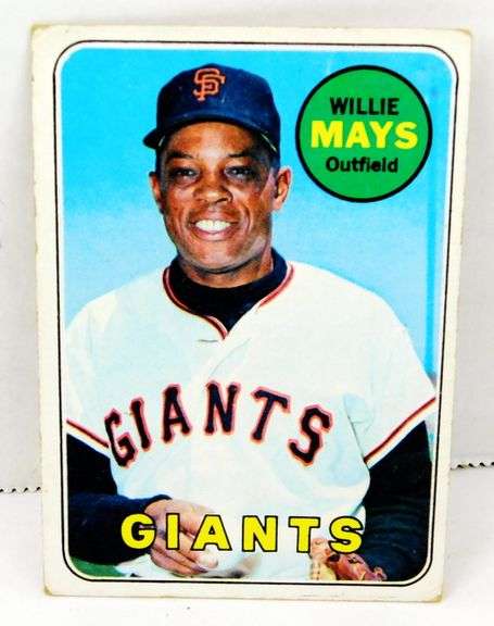 1969 Willie Mays Topps Baseball Card