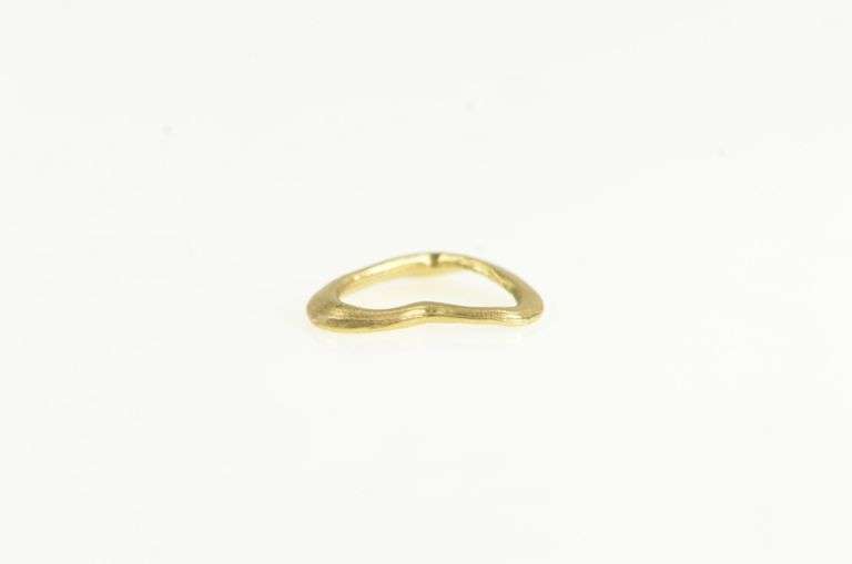 14K Yellow Gold Diamond Cut Heart Love Symbol Vintage Pendant