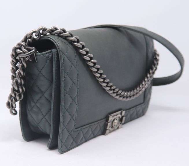 Chanel Boy Medium Reverso Calfskin Leather Shoulder Bag