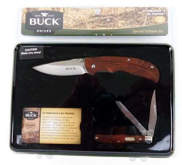 Buck Knives 2 Knife Set, Sealed in Packaged