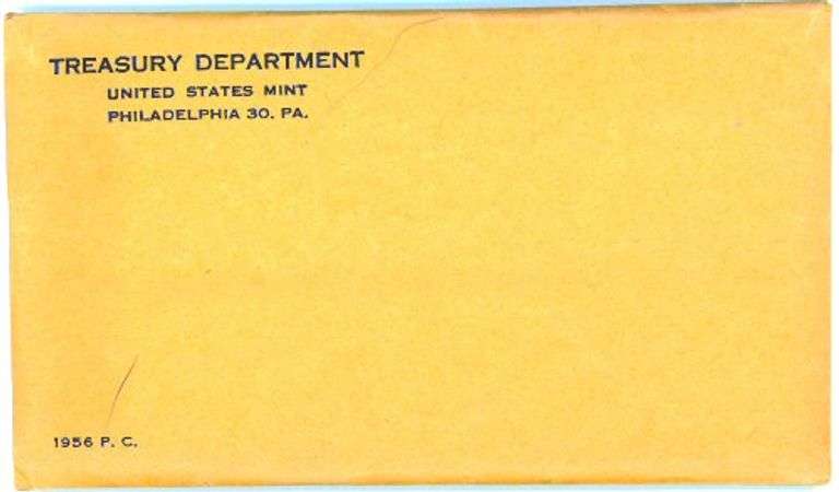 Sealed 1956 US Silver Proof Set in Original Envelope
