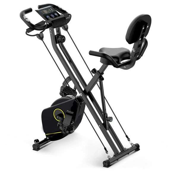 Folding Exercise Bikes 8 Levels Magnetic Resistance