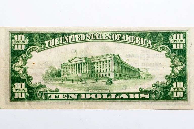 $10 1929 Series Philadelphia National Currency Note
