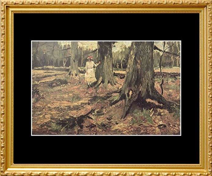 Collectible Vincent Van Gogh, Girl in White Among Trees