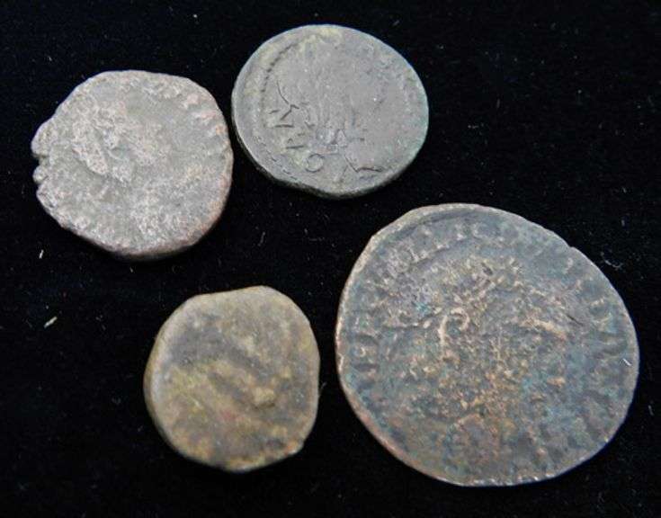 4 Rare Byzantine Ancient Coins