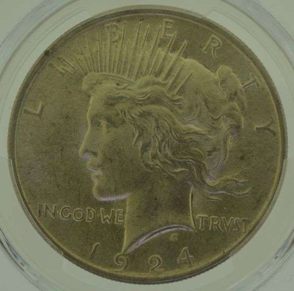 1924 $1 Peace Silver Dollar PCGS MS64
