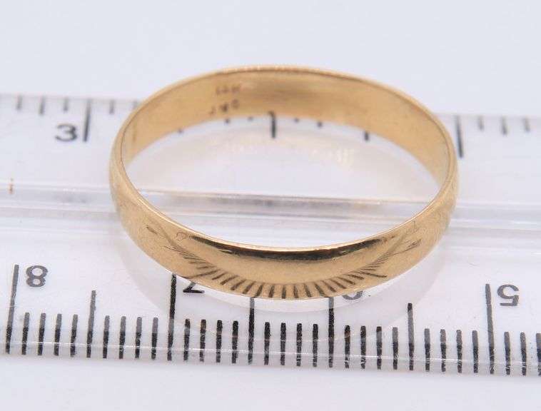 Simple Yellow Gold Wedding Band