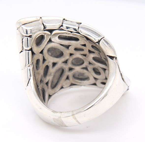 925 Sterling Silver John Hardy Pebble Ring