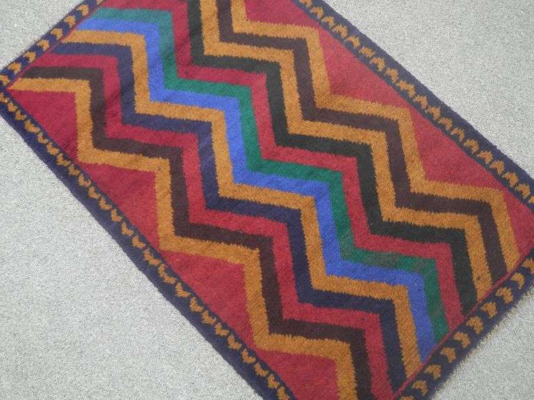 Handmade Persian Balouch 2.8x4.4