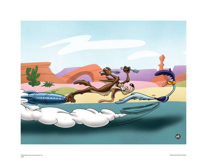 Warner Brothers Wile and Road Runner Chase