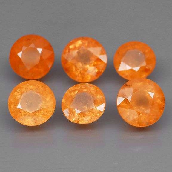 Fabulous 7.46ct Fanta orange Garnet set