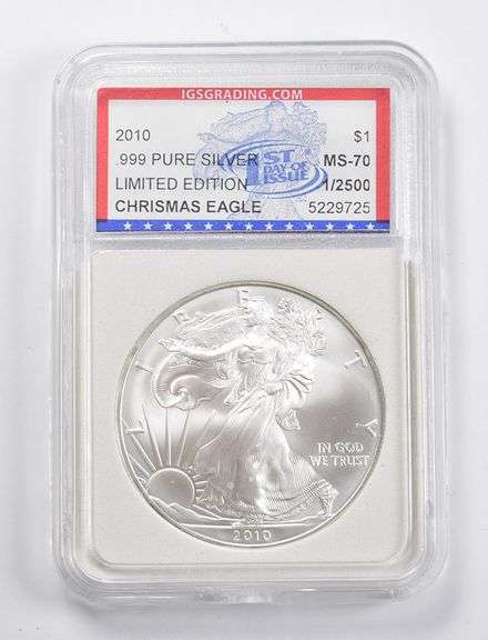 2010 American Silver Eagle "Chrismas Eagle" LTD ED