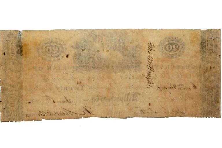 5 Known  $20 1815 Virginia Merchants Bank Alexandria Note