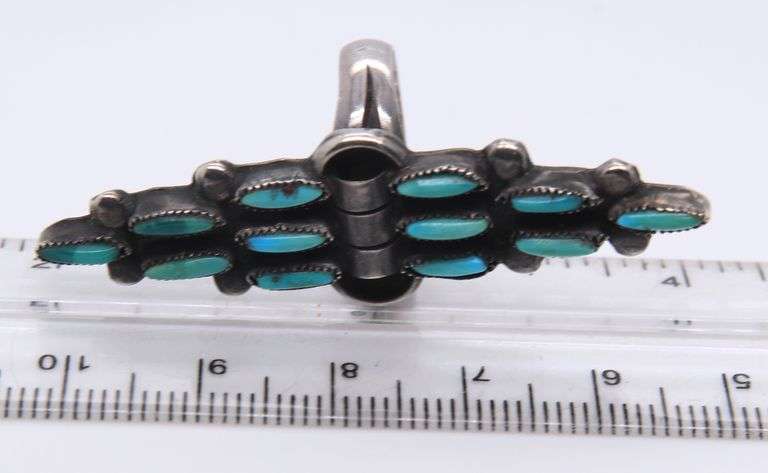 Vintage 925 Sterling Silver Turquoise Ring