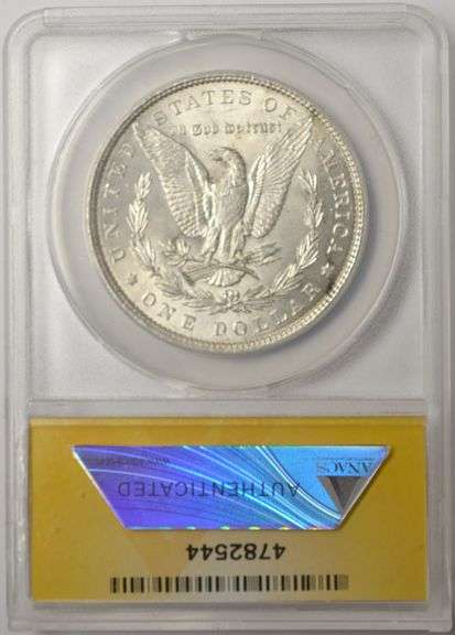1889 Morgan Silver Dollar ANACS MS63