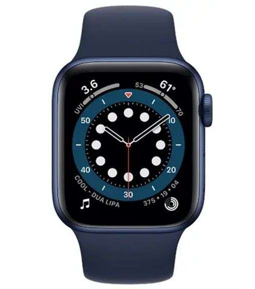 Apple Watch Series 6 Aluminum 40mm (GPS) Deep Navy Sport Band