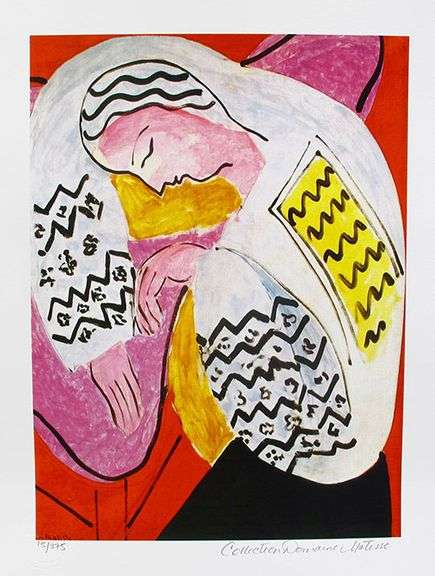 Henri Matisse, The Dream, Handsigned By The Estate