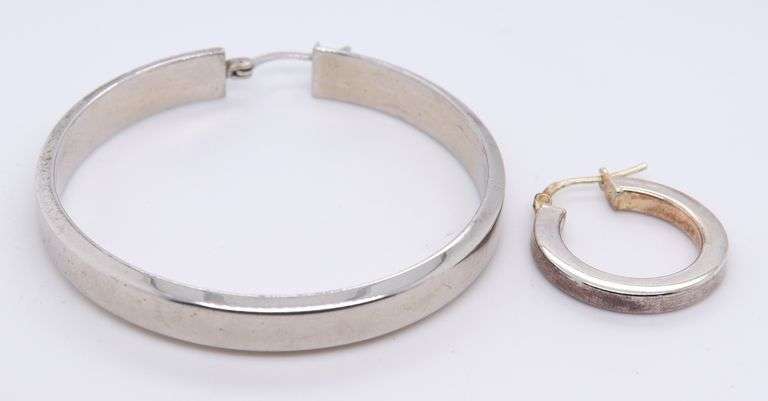 Group Lot of Vintage Sterling Silver Earrings
