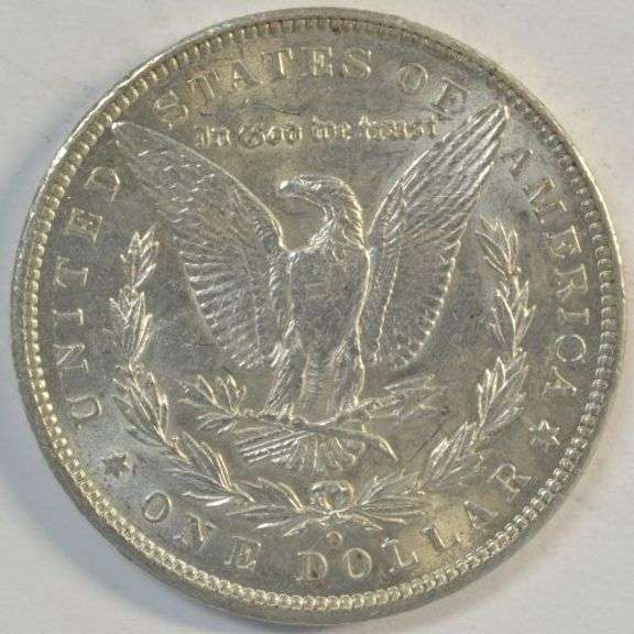 Fully struck Choice AU 1896-O Morgan Silver Dollar. Scarce this nice