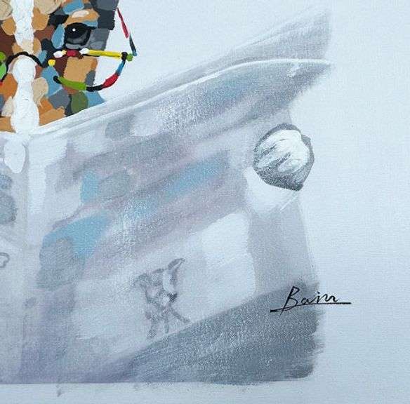 UNIQUE BEAUTIFUL PAINTING ON CANVAS