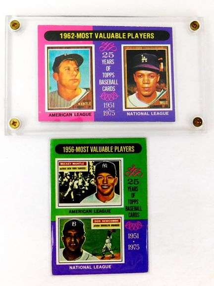 2 Mickey Mantle Baseball Cards