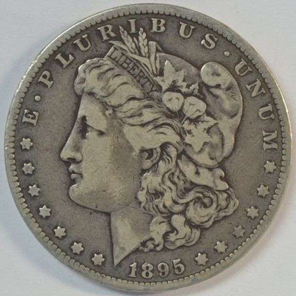 Choice VF 1895-O Morgan Silver Dollar. King of the 'O' Mints
