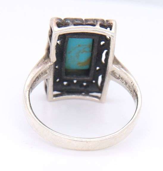 925 Sterling Silver Turquoise Ring