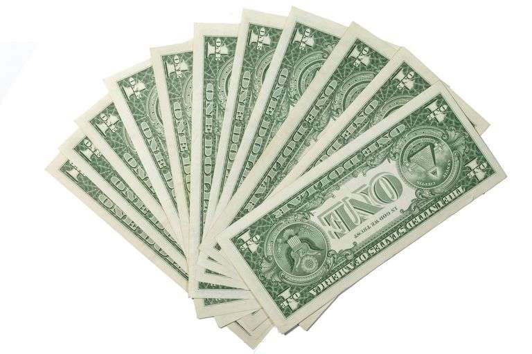 11 Near Unc Including a Star 1957 $1 Silver Certificates