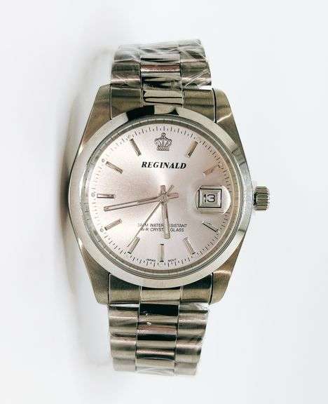 Men's Stainless Steel Classic Diver Watch w/ Day Date