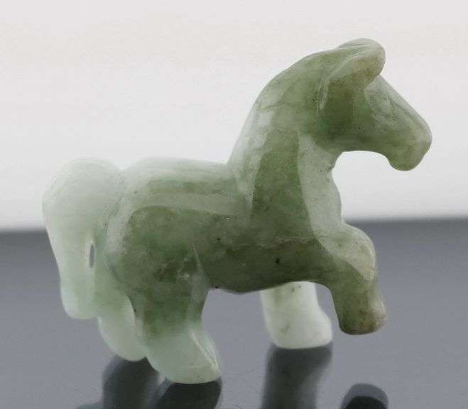 Adorable 197.41ct Jade horse carving