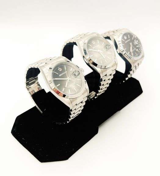 GROUP LOT OF 3x MEN'S WATCHES