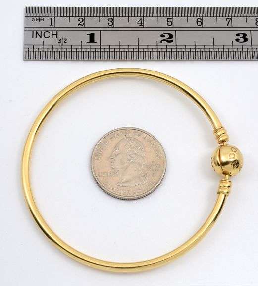 Popular 14k Pandora Bangle Bracelet