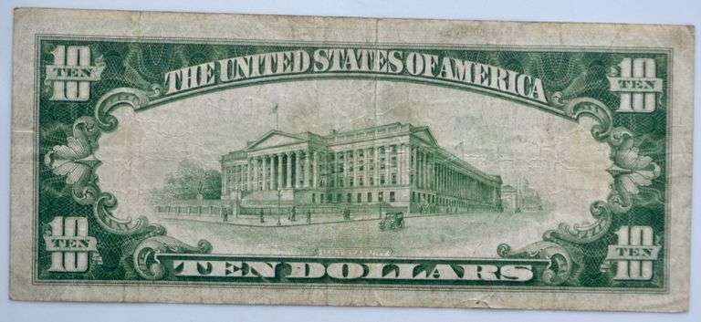 1929 Series National Currency $10 Federal Reserve Bank  of NY Type 1 Note
