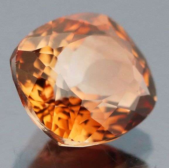 Vivid! 5.53ct cushion cut Imperial Topaz
