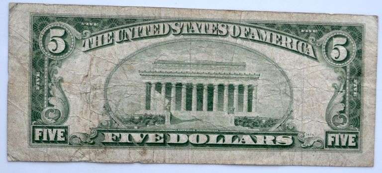 $ 1934 A $5 Silver Certificate Star Note