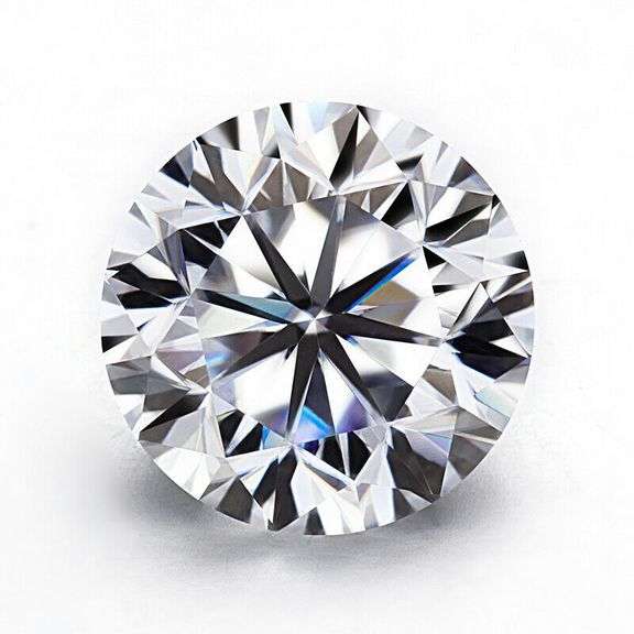 Dazzling Simulated 7.07 Ct VVs1 Brilliant Round Cut Diamond Solitaire