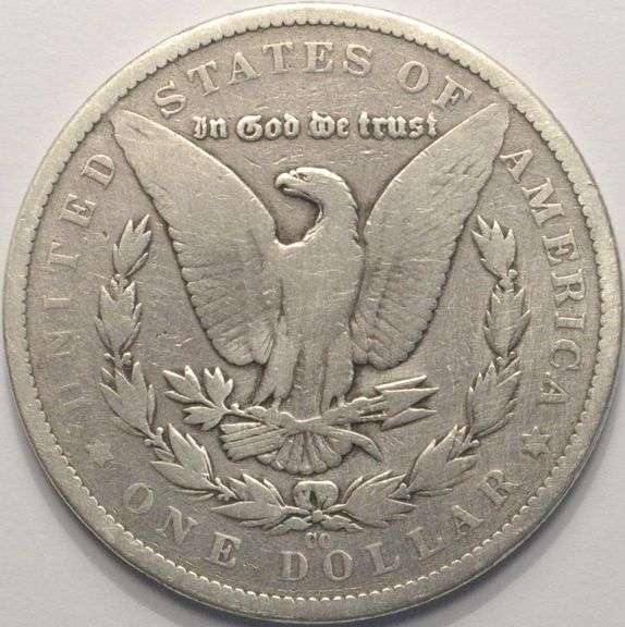 1883-CC Morgan Silver Dollar Whizzed